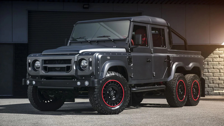 Chelsea Truck Company Flying Huntsman 6x6 with red accented wheels