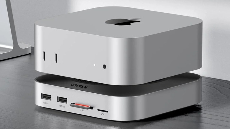 The UGREEN Mac Mini M4 Dock on a table