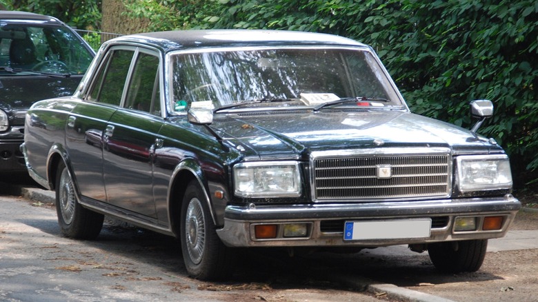 Toyota Century parked street