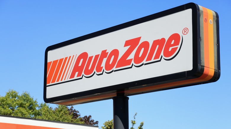 autozone sign