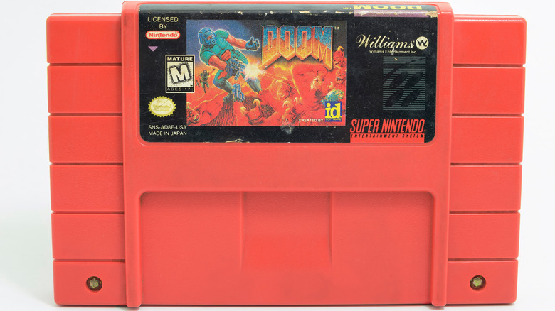 Doom SNES cartridge