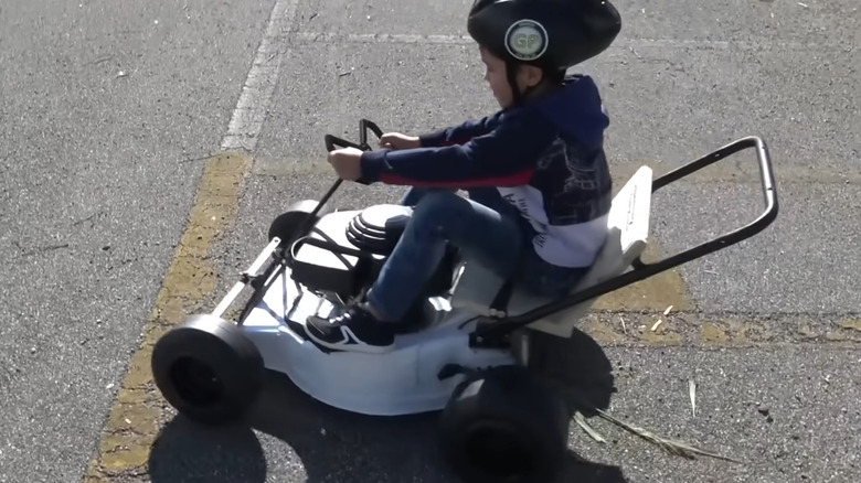 go kart lawn mower