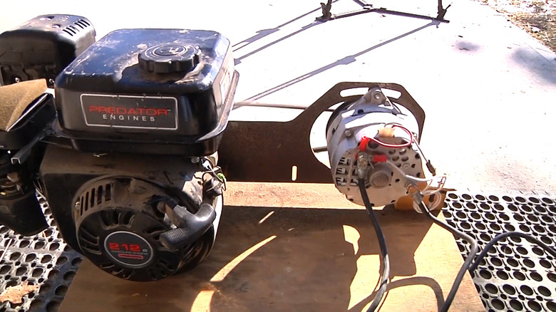 power generator lawn mower