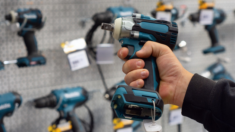 Multiple cordless drills