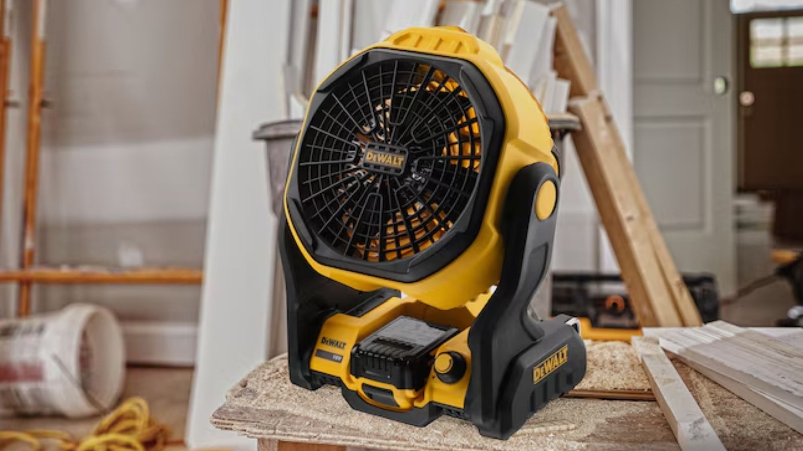 5 Unexpected Ways To Use Your DeWalt Battery-Powered Fan