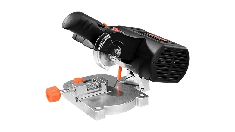 The Warrior 2-Inch Mini Cut-Off Saw on a white background