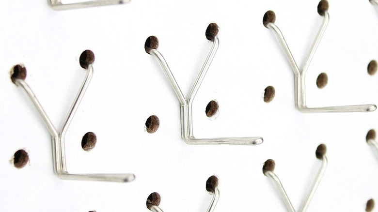 Peg board hooks