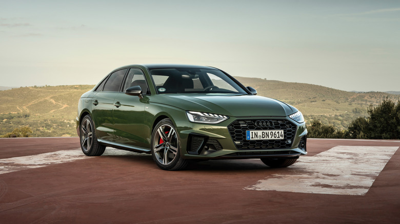 2019 Audi A4 in Green Metallic