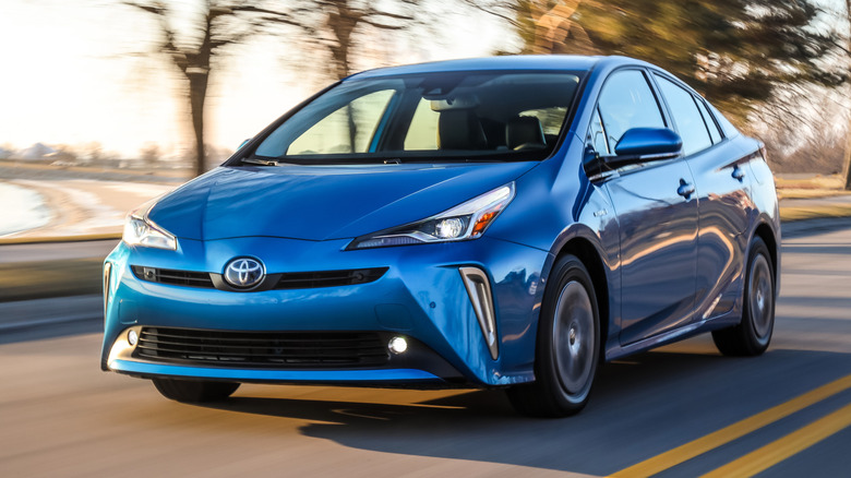 2020 Toyota Prius on the road