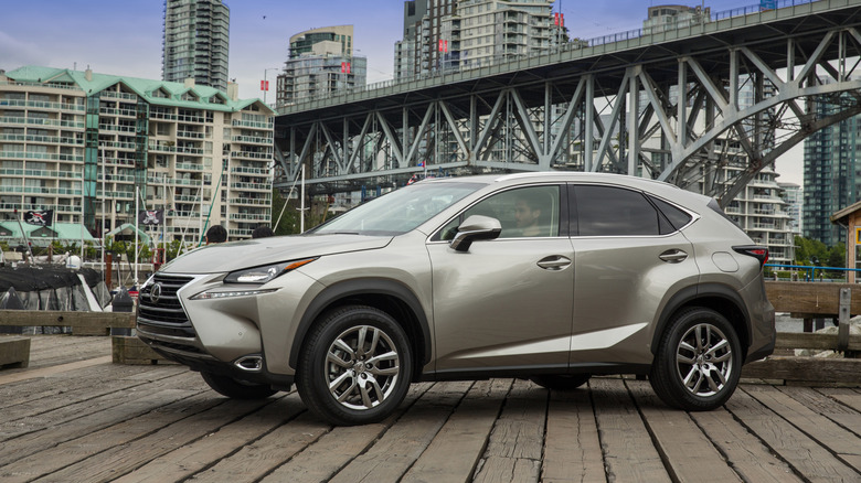2015 Lexus NX 200t in the city