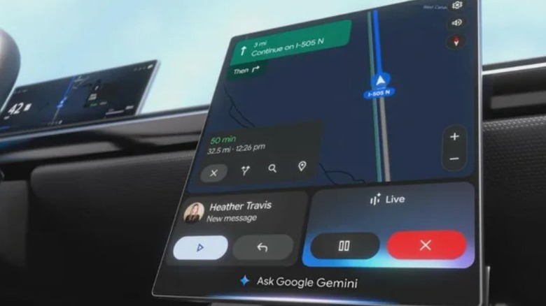 Android Auto with Gemini