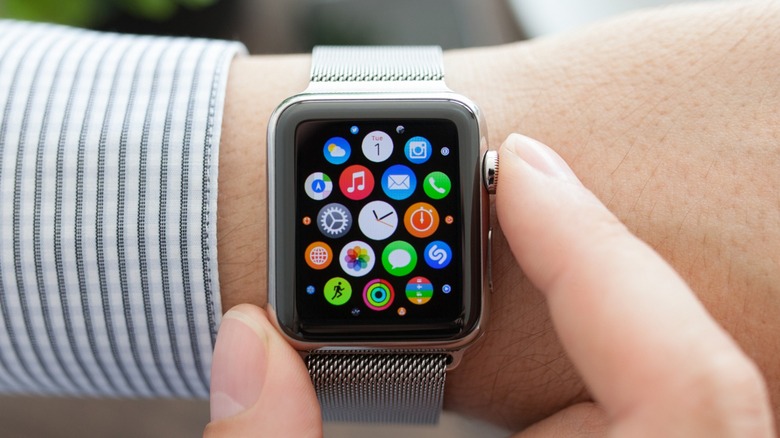 Apple Watch on person's wrist