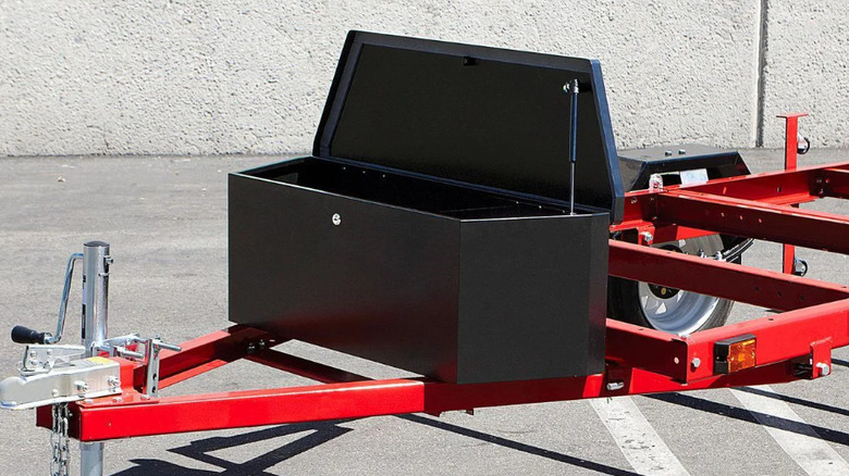 Haul-Master 2.31 cubic-feet Steel Trailer Tongue Box