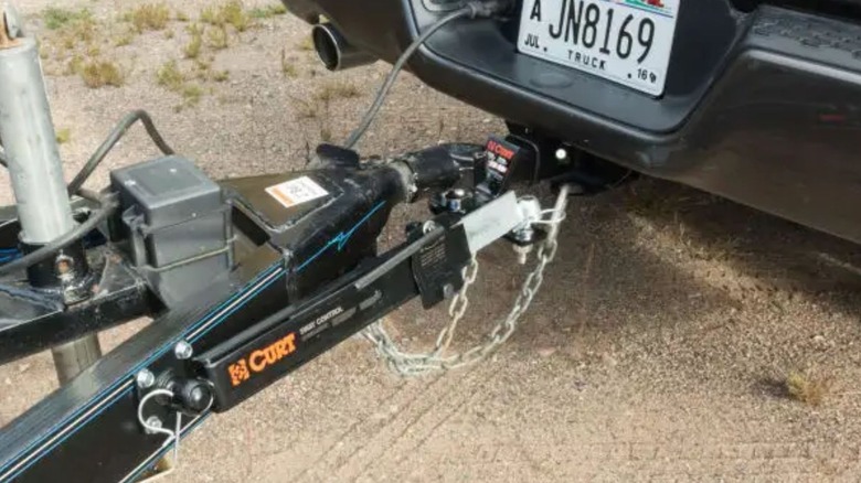 Curt sway control kit for trailer