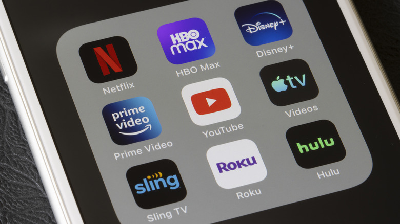 Streaming service apps