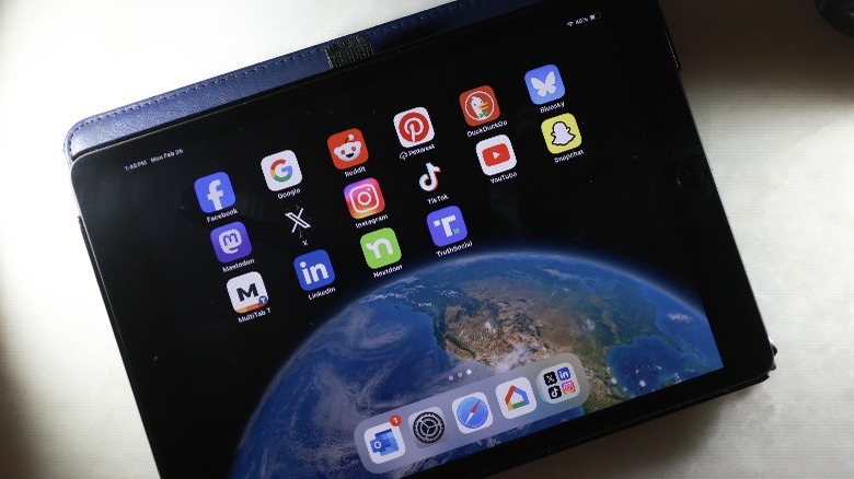 Apps on an iPad