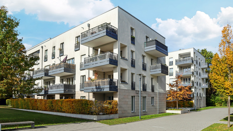 an apartment building