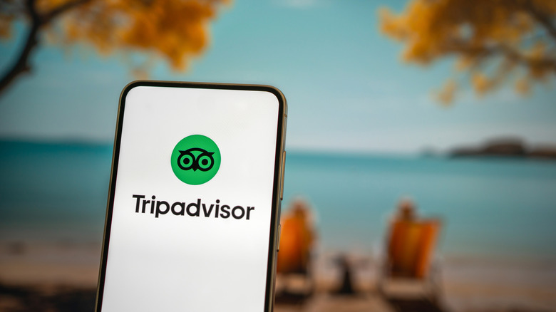 Tripadvisor Travel Guide application displayed on mobile device.