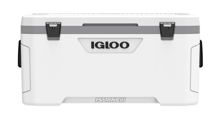 white igloo cooler