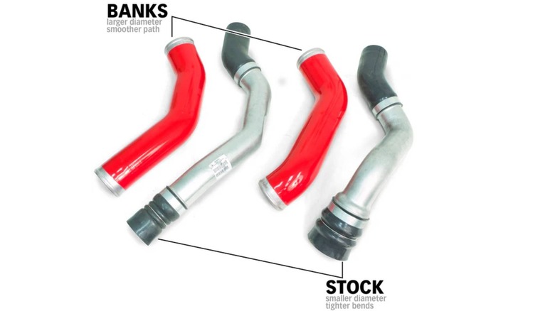 Banks Power Intercooler Upgrade pipes