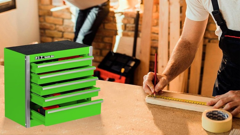 green P.I.T. tool drawer