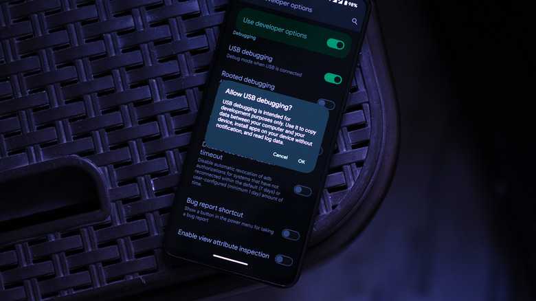 USB Debugging prompt on Android