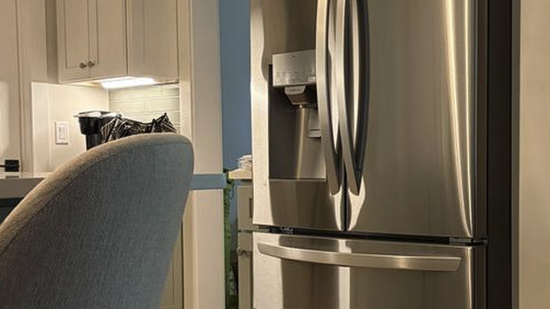 LG French Door Refrigerator in kitchen