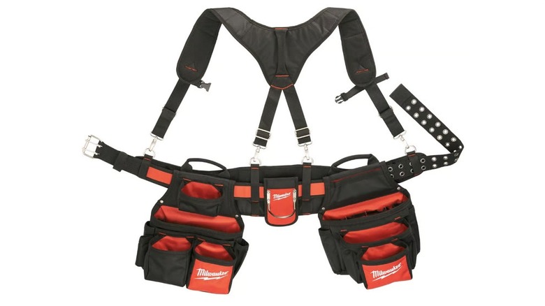 the Milwaukee Contractor Work Belt with Suspension Rig