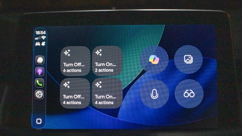 The Google Home CarPlay widget