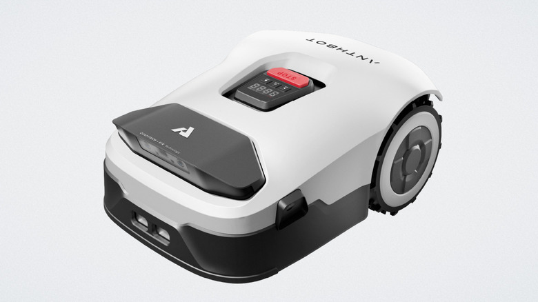 Anthbot Genie Mower on white background