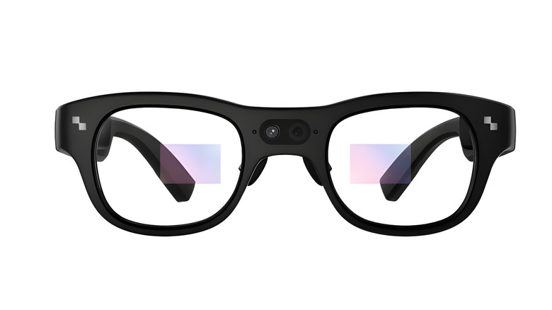 RayNeo glasses front view, white background