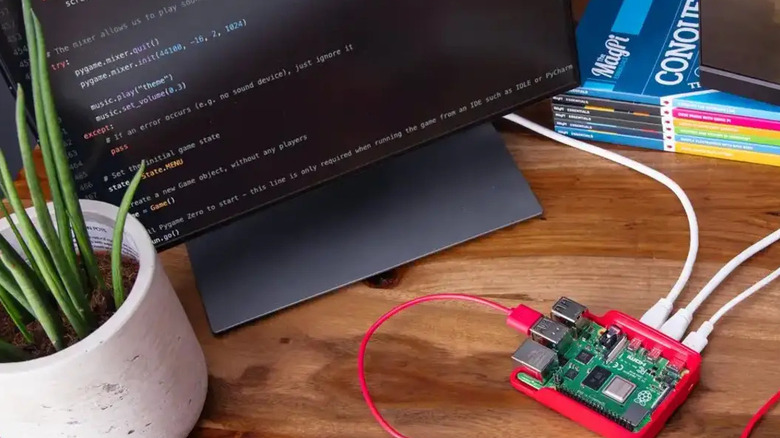 Raspberry Pi with monitor