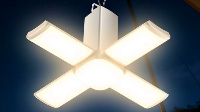 The Blukar Camping Lantern unfolded