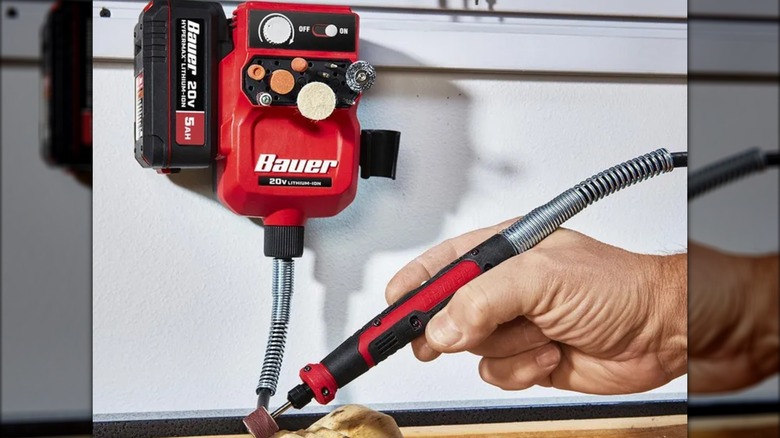 Bauer 20V Cordless Variable Speed Rotary Tool Kit