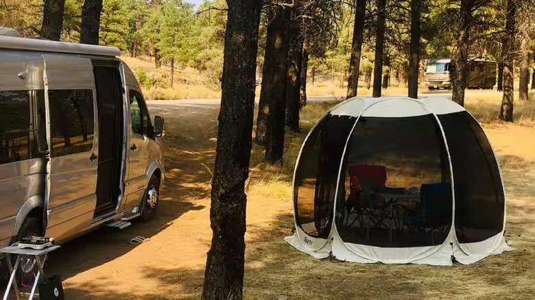 Pop up screen house 
