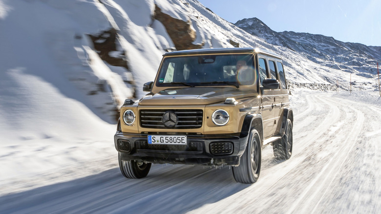 Mercedes-Benz G-Class in the snow