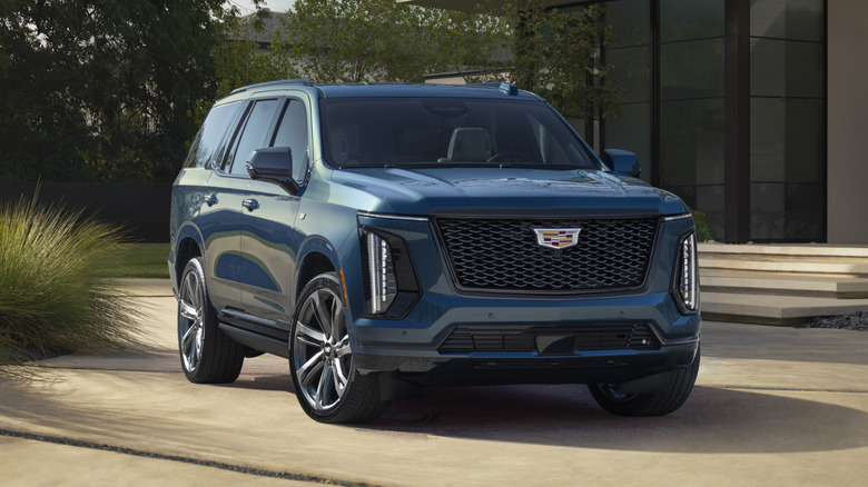 Cadillac Escalade on a driveway