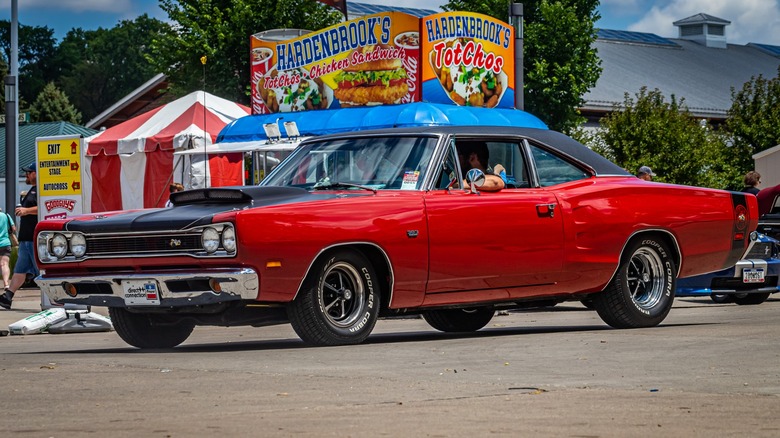 Red Dodge Super Bee 