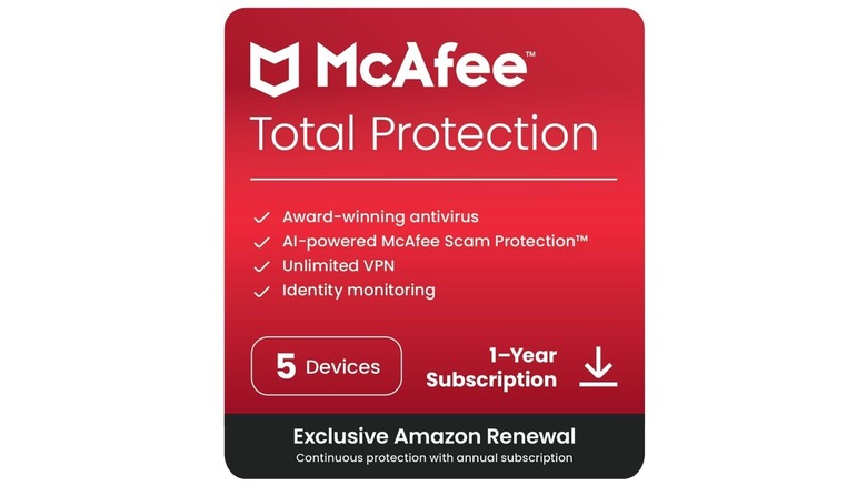 McAfee Total Protection antivirus