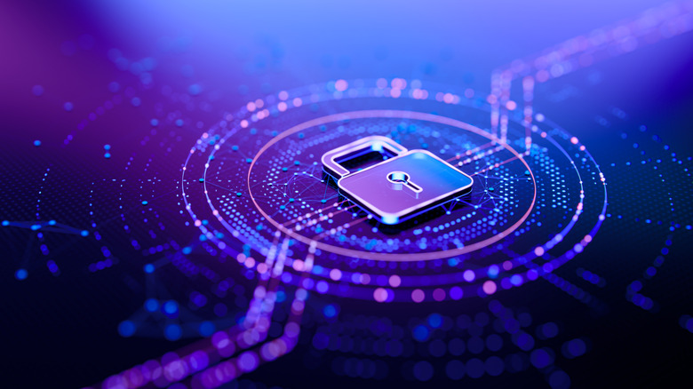 An illustration of a security feature