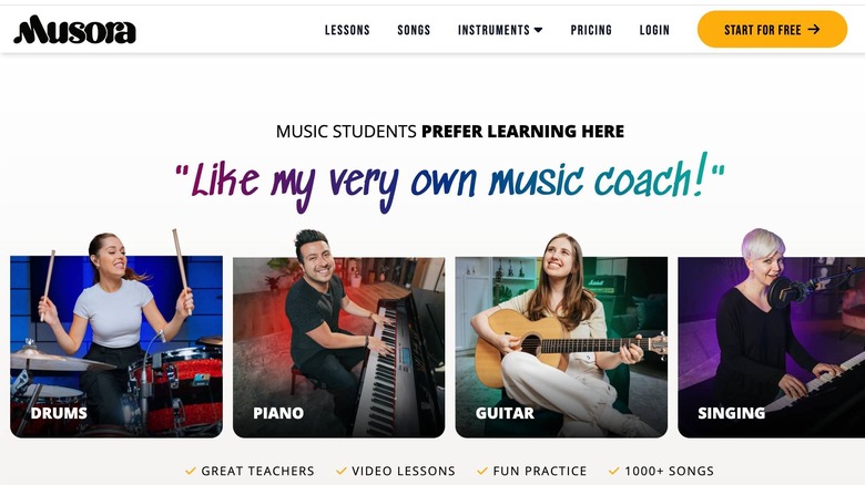Musora homepage pictures