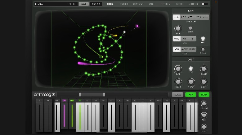 Moog 3D visual input
