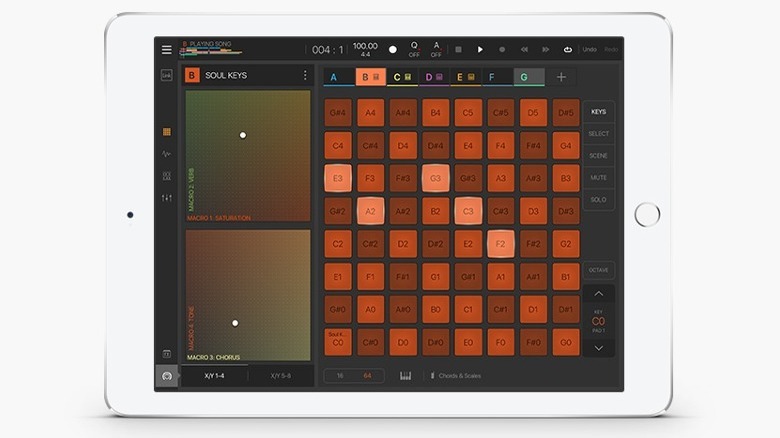 Beatmaker 3 running on iPad
