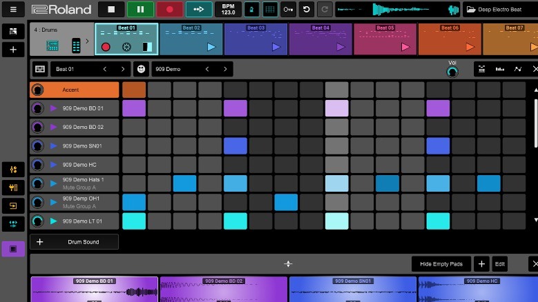 Roland DAW interface