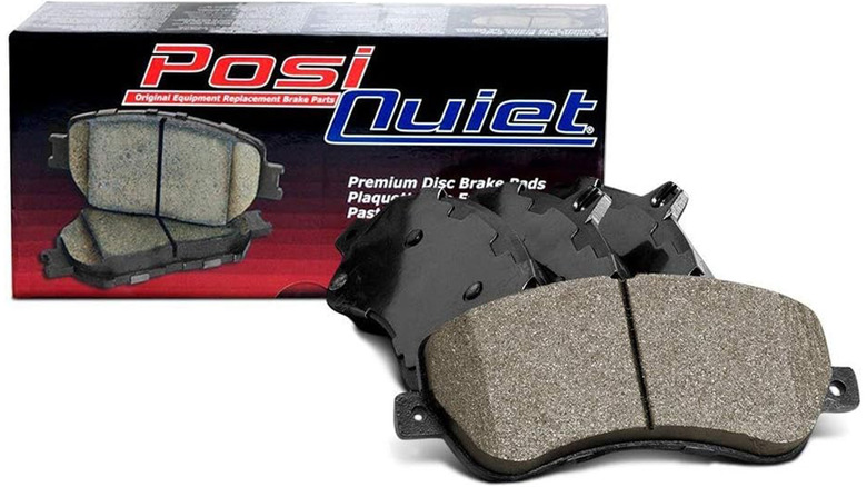 A pack of Centric Posi Quiet ceramic brake pads