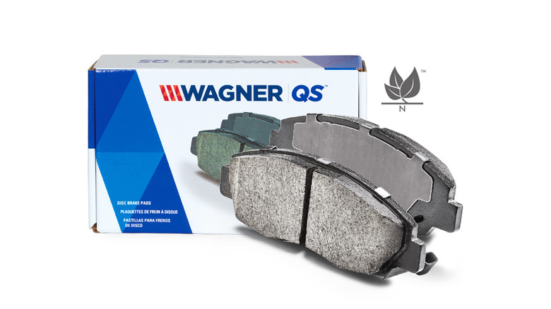A package of Wagner brand brake pads