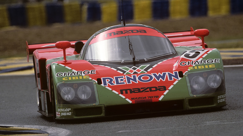 Mazda 787B on race track