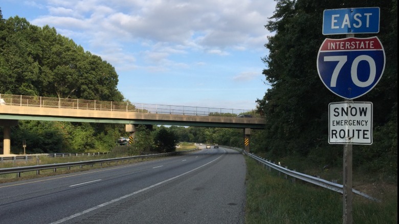 Interstate 70 in Maryland