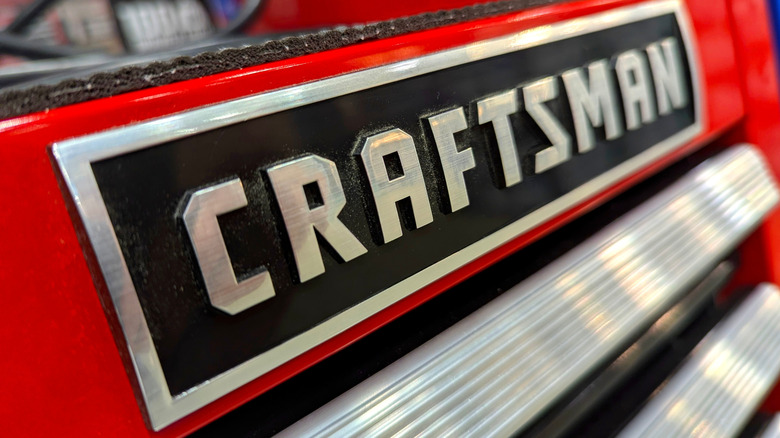 Craftsman badge on a toolbox