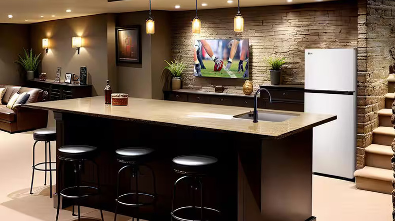LG LT18S2100W refrigerator in a kitchen